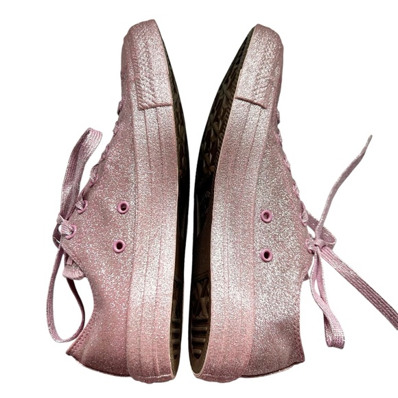New Pink Metallic Glitter Converse Chuck Taylor Low Top 9 - Picture 2 of 13